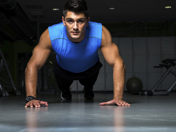 Push-ups and other body weight training are at the top of the list of 2015 Worldwide Fitness Trends according to the American College of Sports Medicine. (istockphoto.com)