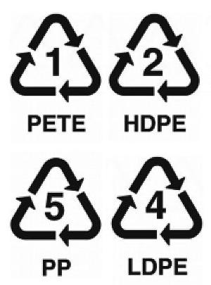 You can reduce your use of polycarbonate and polyvinyl chloride plastics, both of which contain bisphenol A, or BPA. Choose alternatives such as polyethylene plastic (also labeled PETE) and containers marked with recycling code 1, 2 (HDPE) and 4 (LDPE). Polypropylene (recycling code 5, or PP) is also considered a safe choice.
