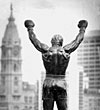 Rocky statue at Art Museum