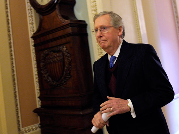 Senate leaders offer dour take on 'cliff' talks