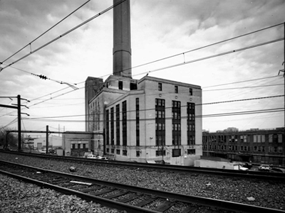 View of Pa. Railroad Steam Plant at 30th Street Station. (Photo by Amtrak)