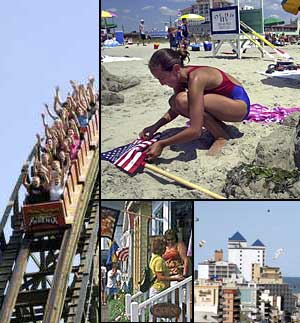 Clockwise from left: Knoebels; Ocean City, N.J.; Ocean City, Md.; St. Michaels, Md.<br><br /><b>Send your travel photos to the Inquirer and Philly.com via <a href="mailto:travelcontest@phillynews.com">email</a></b>
