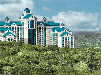MGM Grand at Foxwoods (right) will open Saturday at the resort.