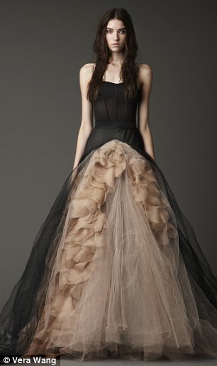 Wang Wows with wedding gowns in black and nude