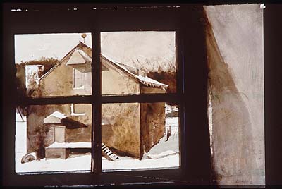 Andrew Wyeth  (b.1917).  Untitled, 1996. Watercolor on Paper.  Collection of Mr. and Mrs. Andrew Wyeth.   (Courtesy of Brandywine River Museum)