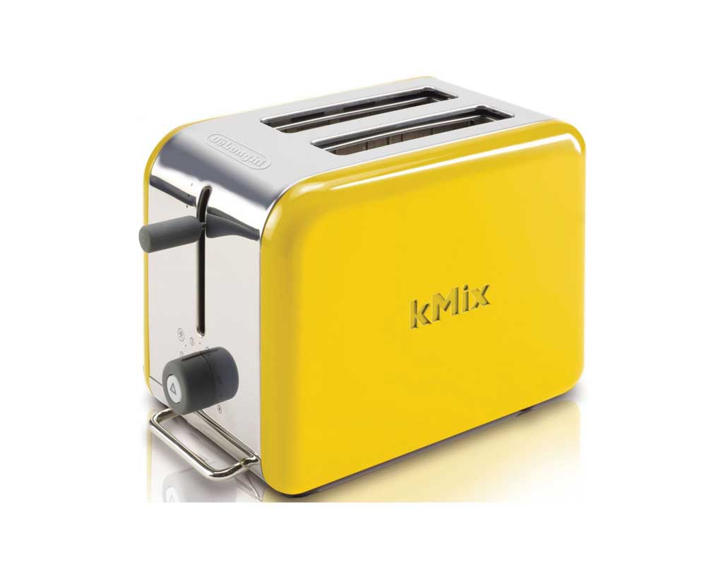 Canary Yellow Two-Slice Toaster