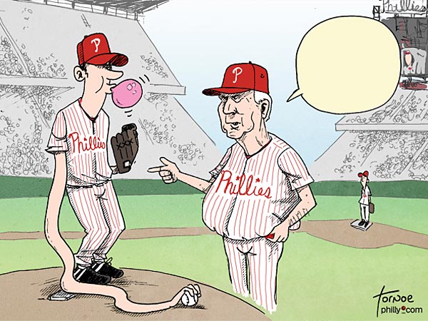 Rob Tornoe's Phillies cartoon caption contest - Philly