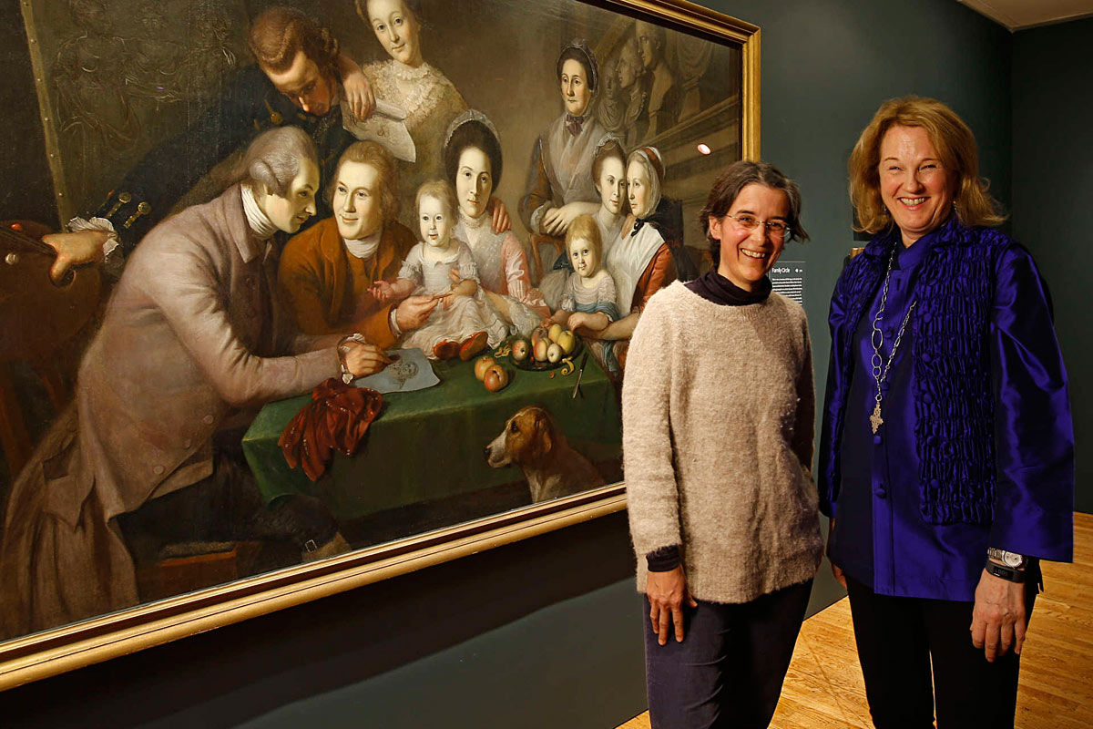 Exhibition sparks surprise reunion for Peale artistic family - Philly