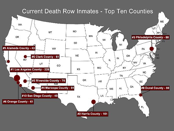 Death-row list ranks Philly high