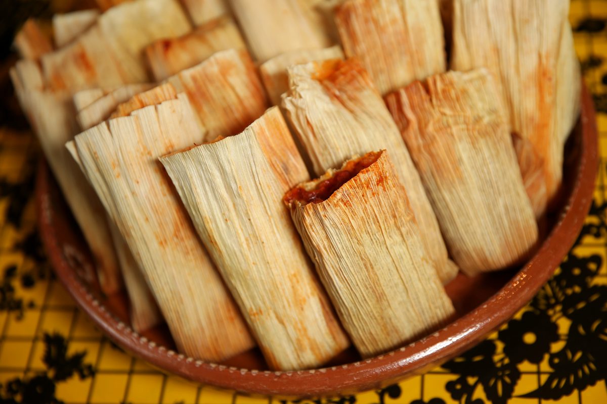 Feliz Navidad from El Rey with tamales, pork pozole and fruit - Philly