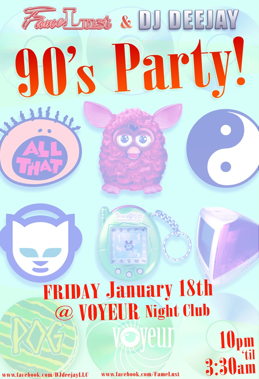 Sha-wing! : The 90’s Dance Party this Friday at Voyeur is 2 Legit to ...