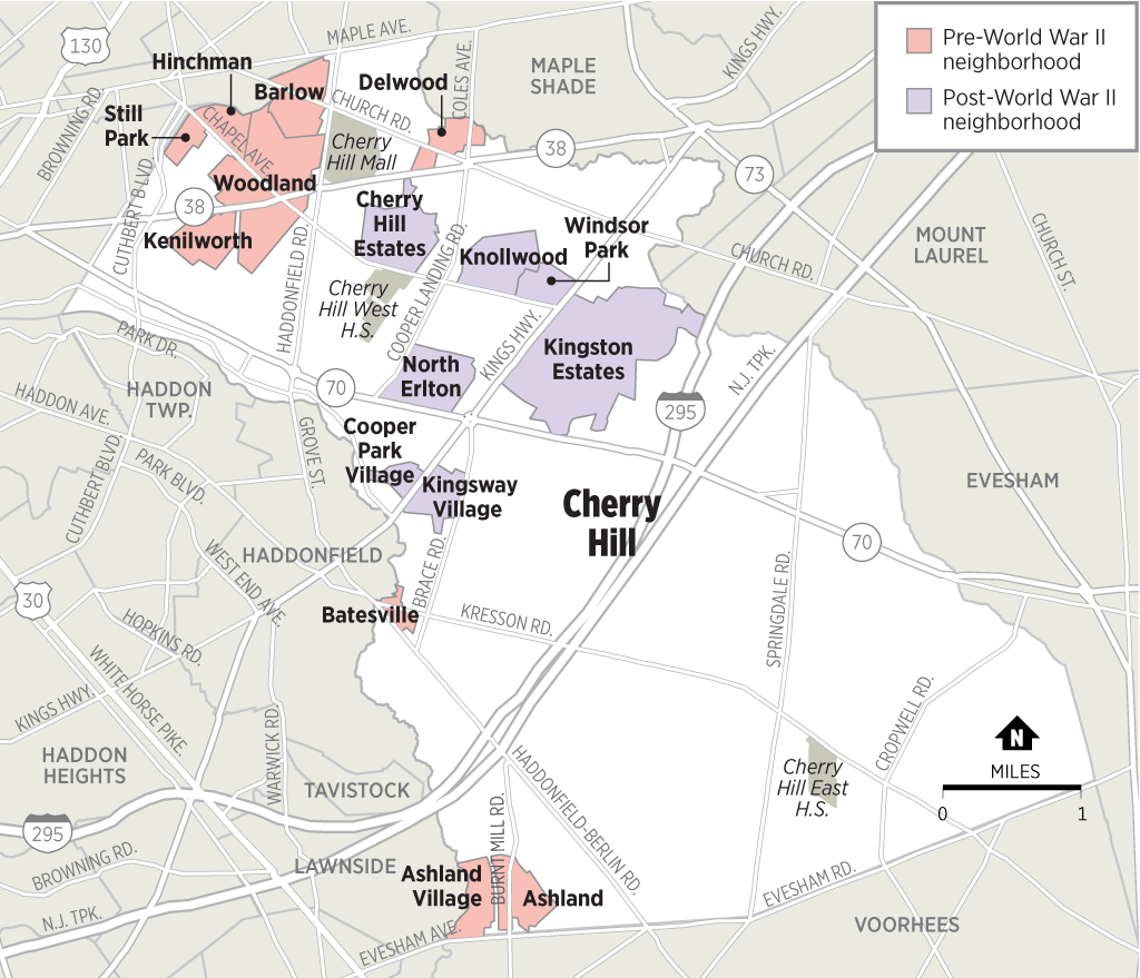 Cherry Hill New Jersey Map